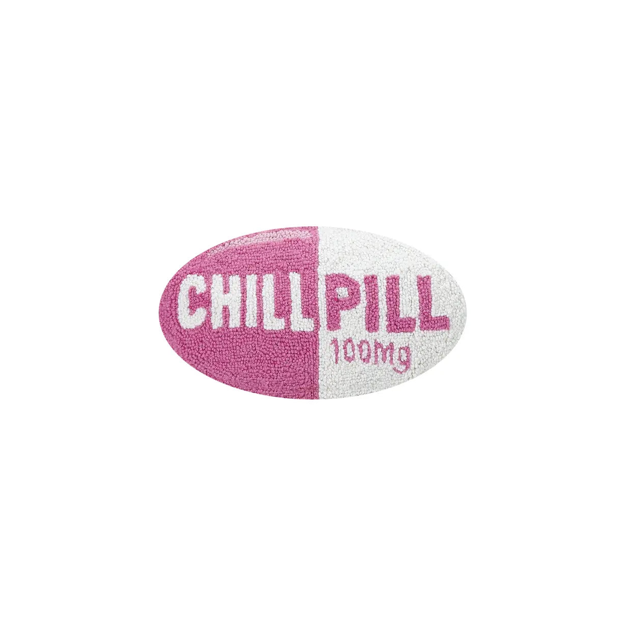Chill Pill Hot Pink Hook Pillow
