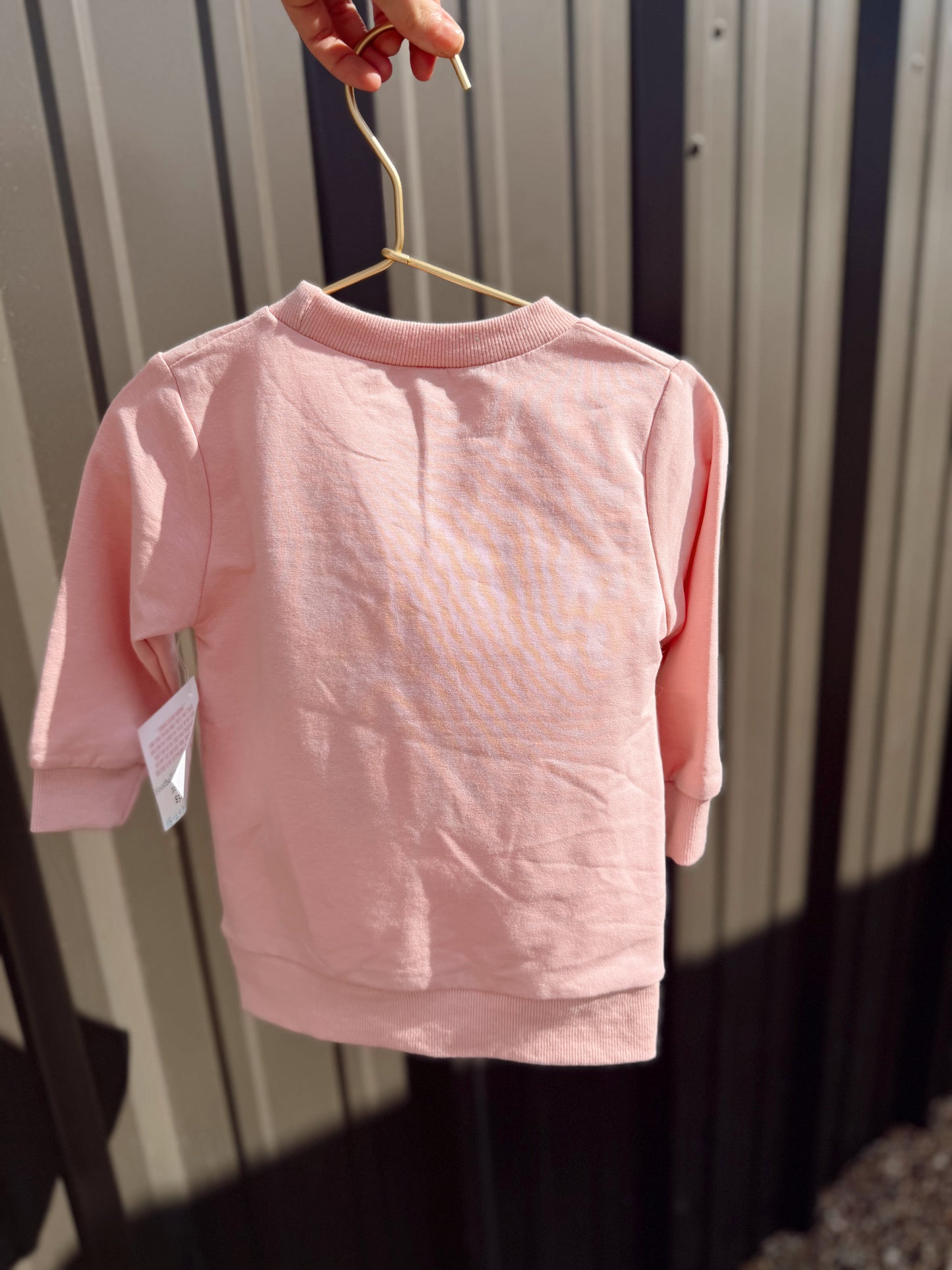 Baby Girls Bow Football Sweatshirt
