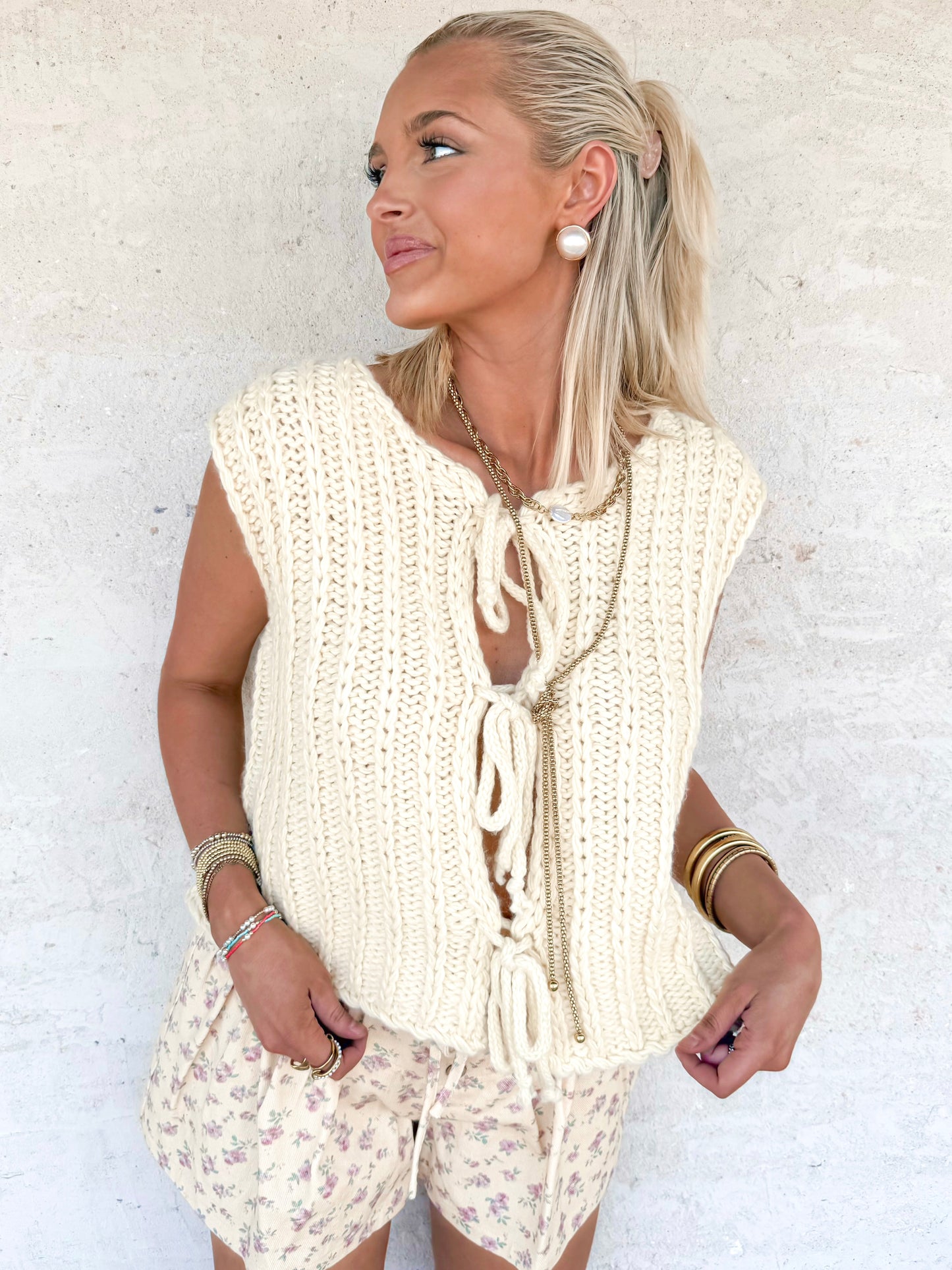 sunny day sweater vest