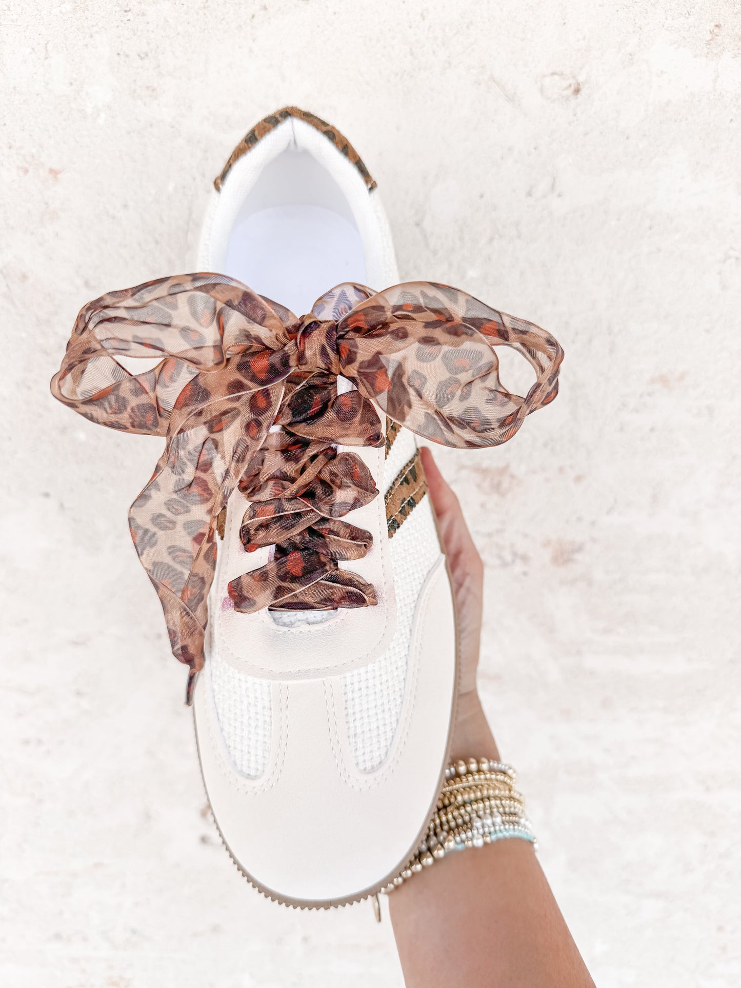 Step It Up Shoelaces-Sheer Cheetah