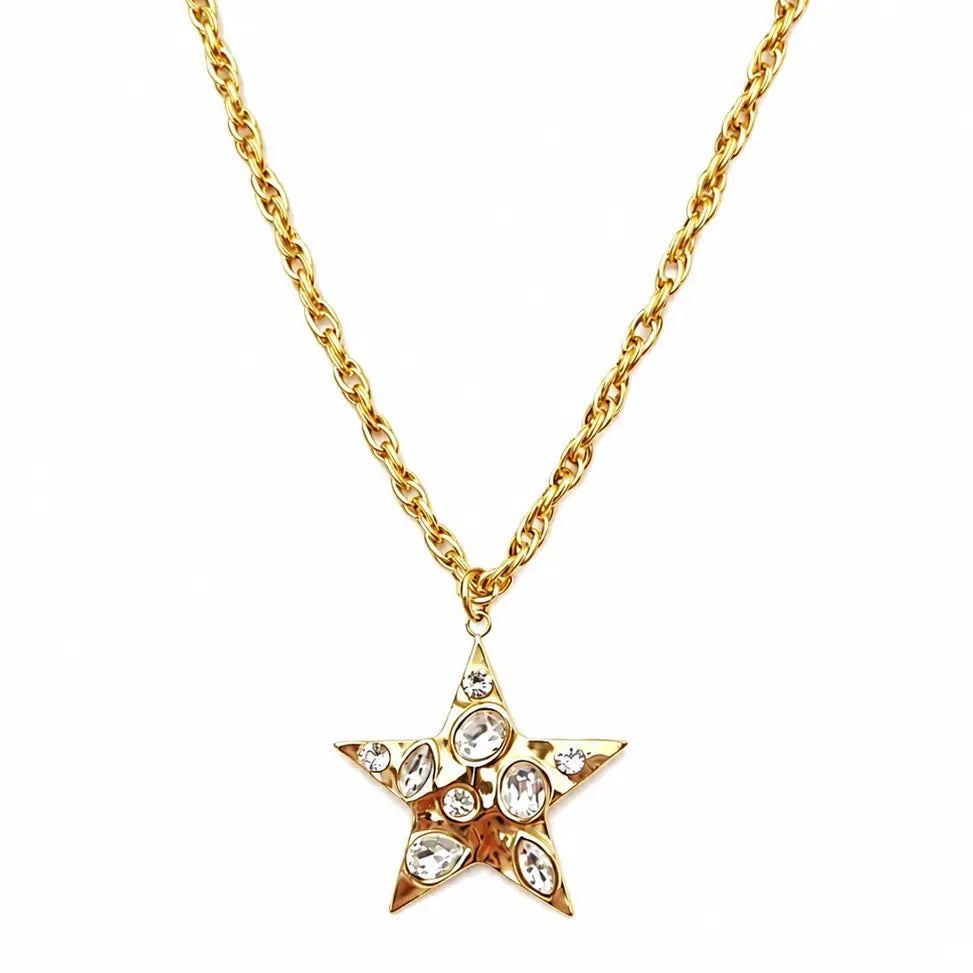 Jeweled Icon Necklace Water Resistant