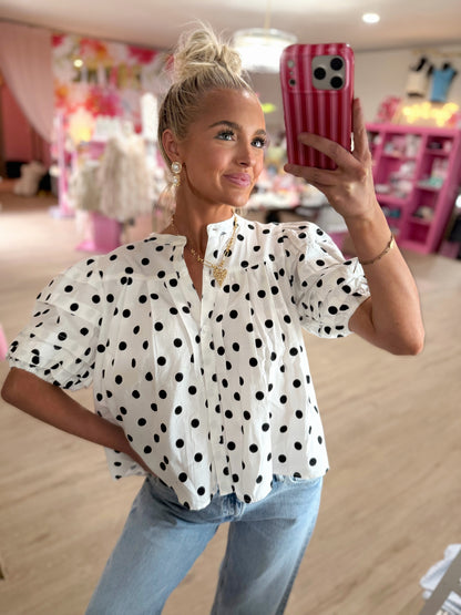 Brynlee Polka Top
