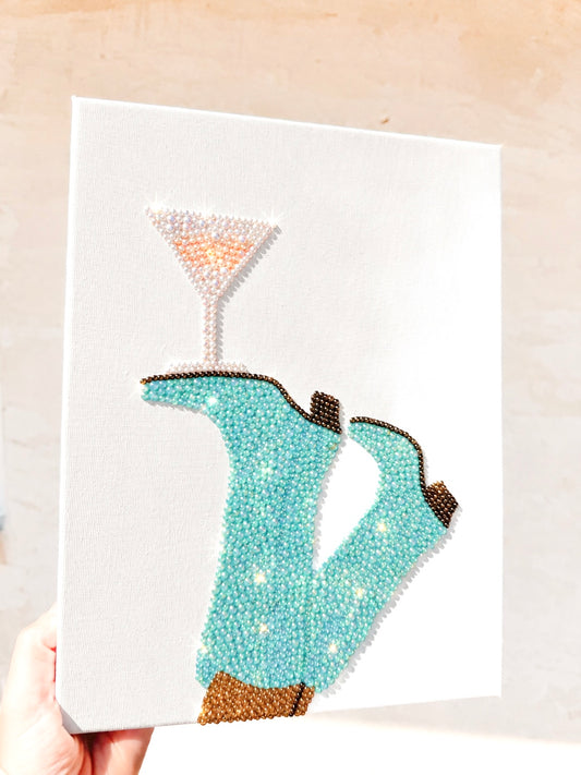 Tipsy Cowgirl Diamond Painting