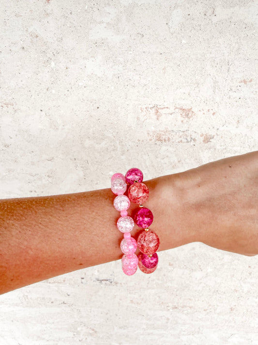 Pink Bubbly Bracelets