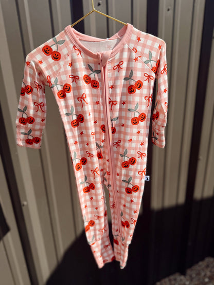 Cherry Pumpkin Bamboo Jammie