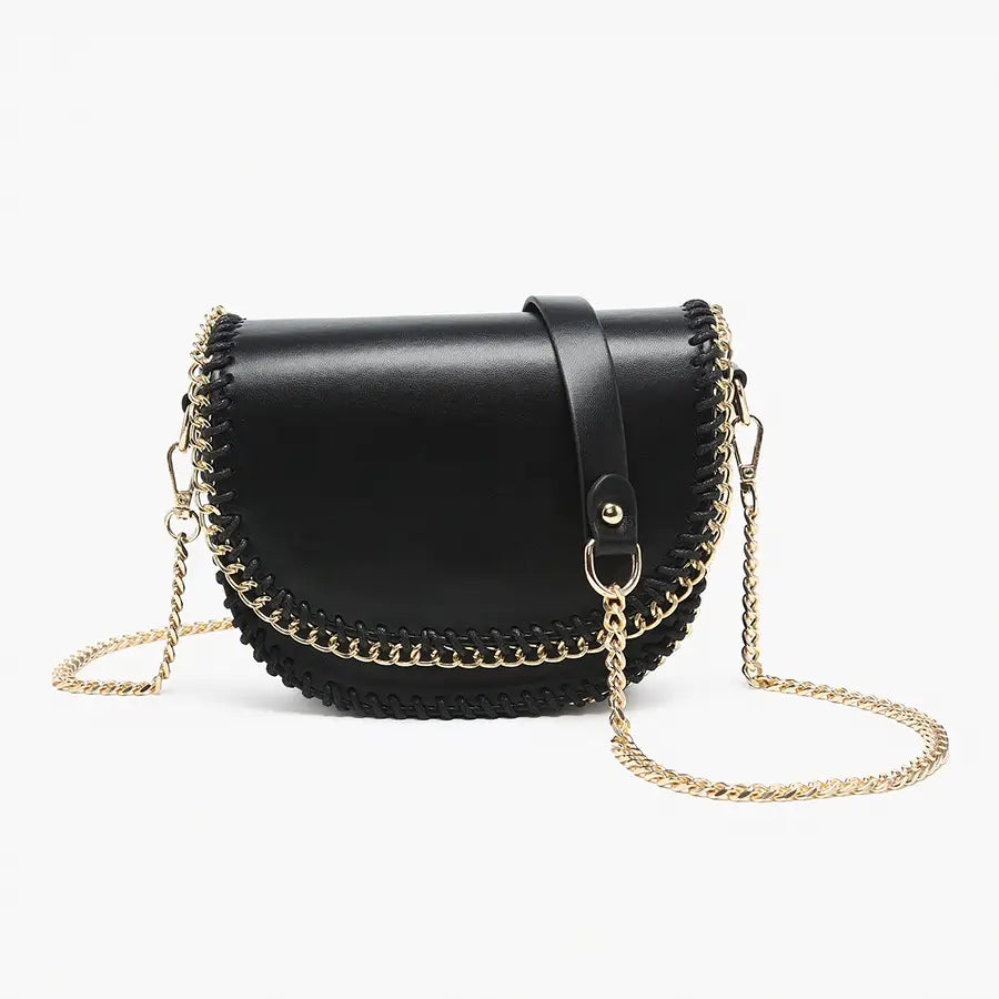 Istanbul Gold Chain Trim Crossbody