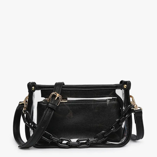Jessica Stadium Clear Crossbody Bag