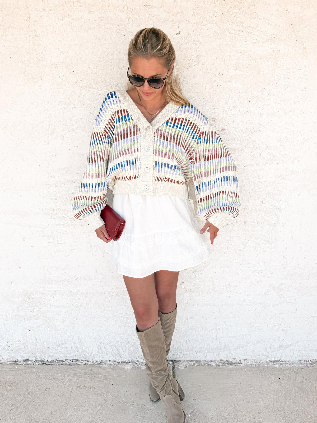 Subtle Waves Mini Dress