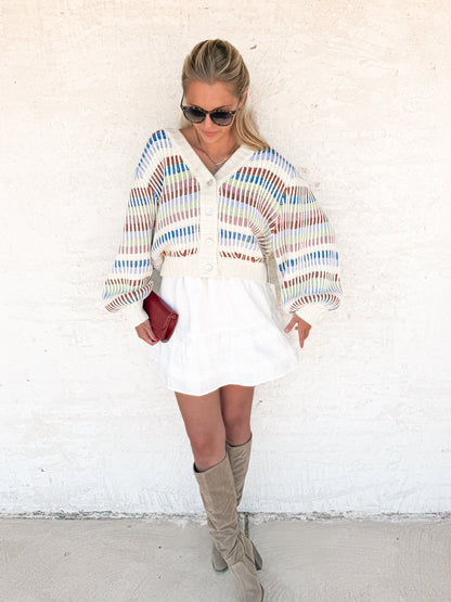 Subtle Waves Mini Dress