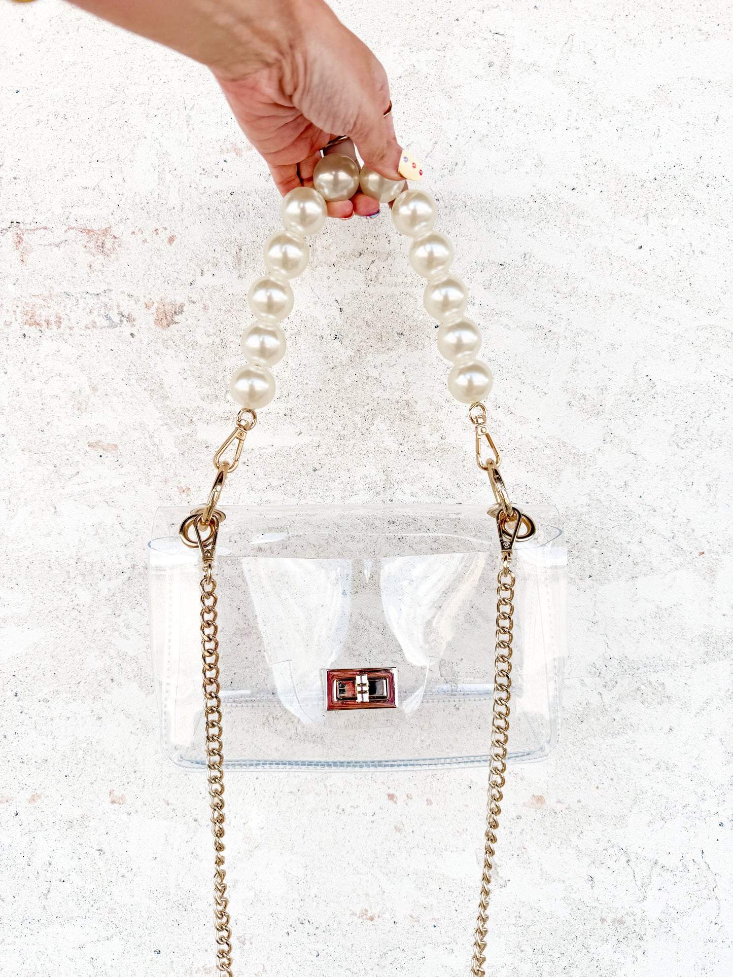 Pearly Clear Bag