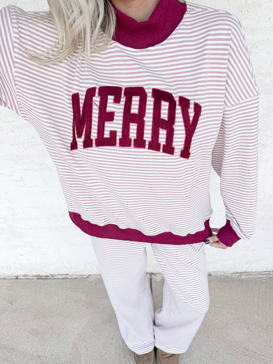 Merry Mock Neck Set