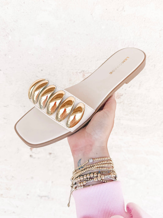 I See Gold Sandals