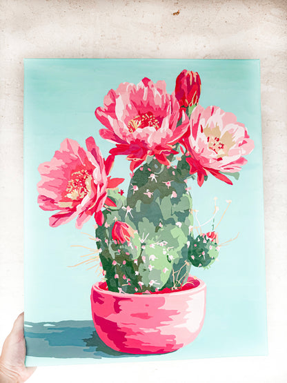 Cactus Sun Painting