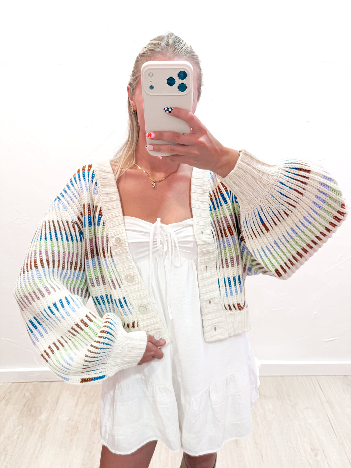 Subtle Waves Mini Dress