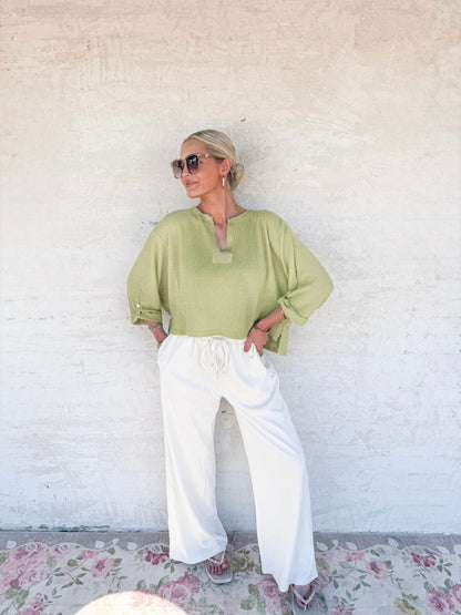 Key Lime Kiss Top