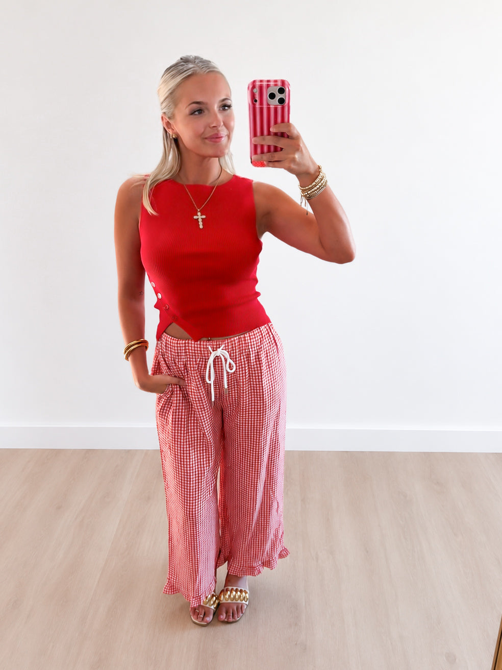 Sweet Tea Gingham Pants