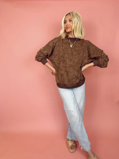 sugar brown sweater