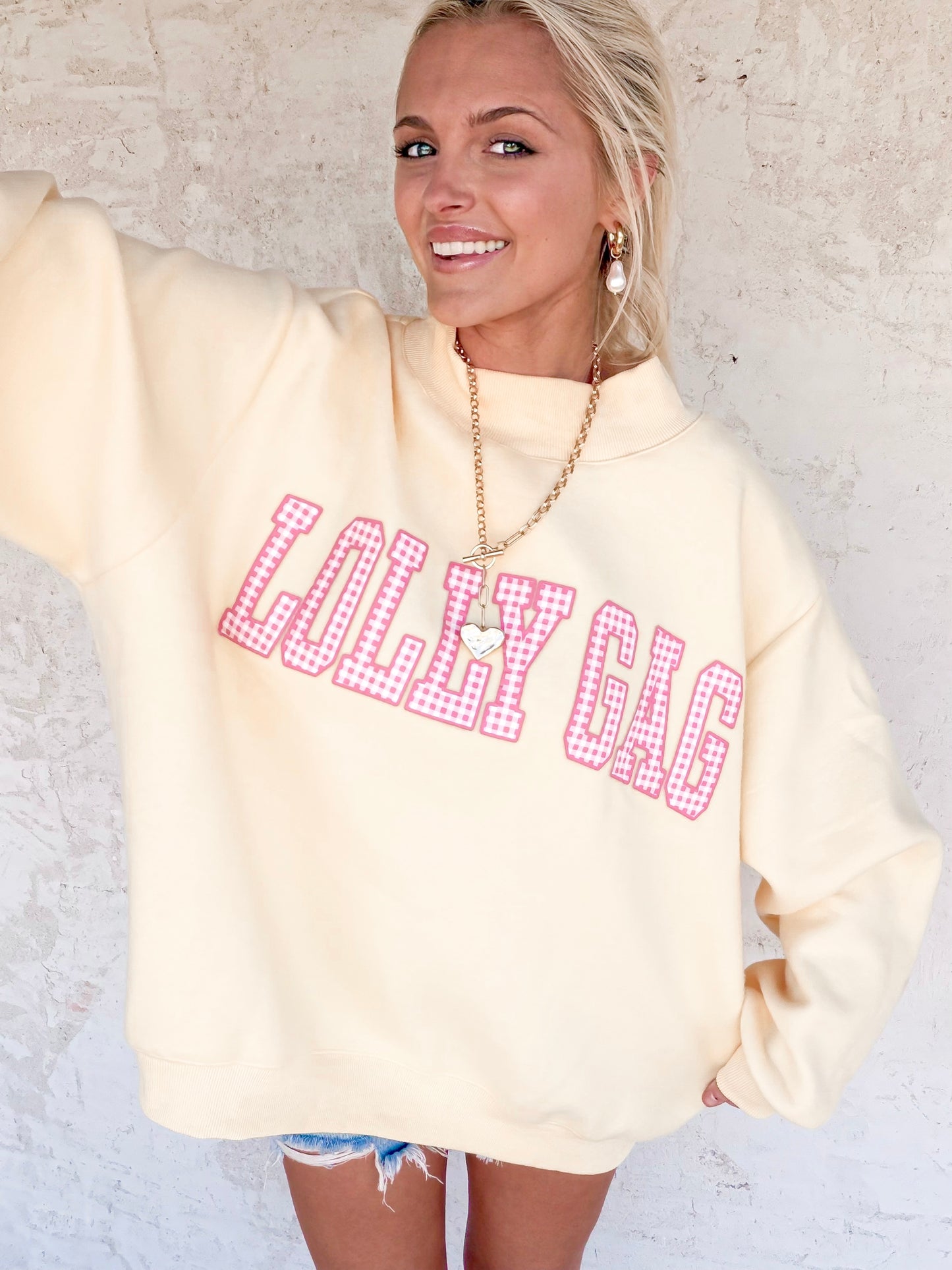 Dilly Dally/Lolly Gag Reversible Sweatshirt