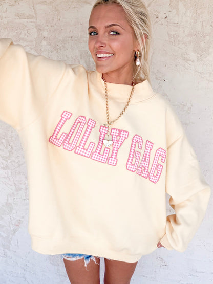 Dilly Dally/Lolly Gag Reversible Sweatshirt