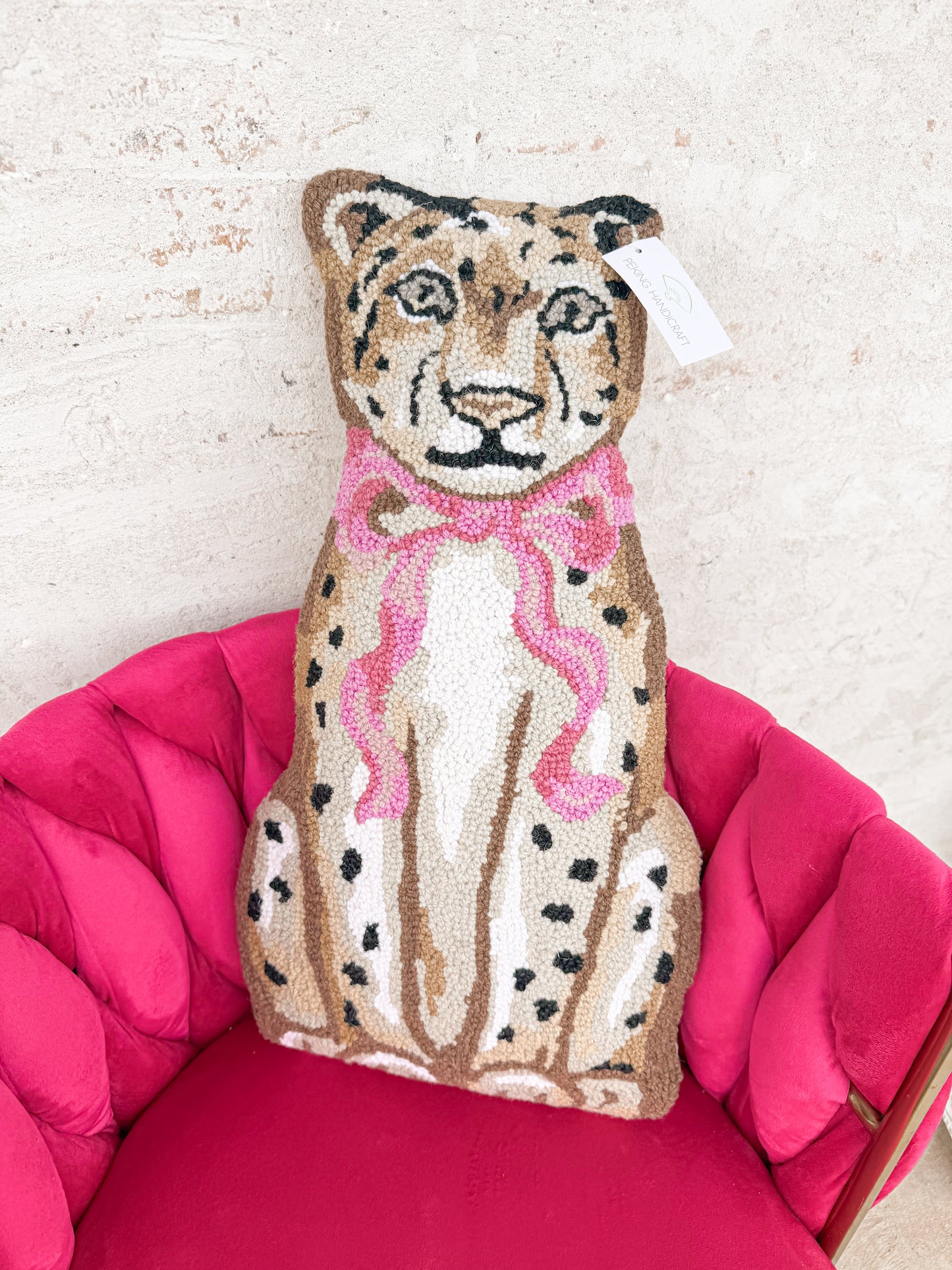 Shaped Leopard Hook Pillow