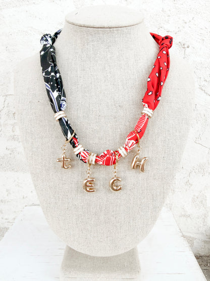Texas Tech Bandana Necklace