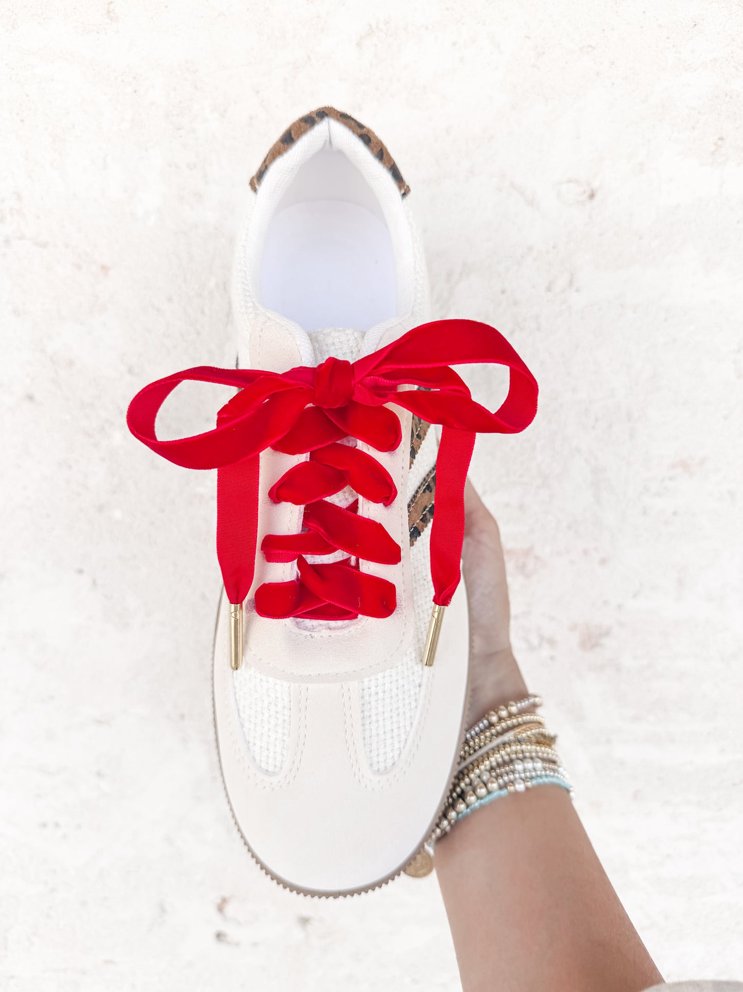Step It Up Shoelaces-Velvet Red