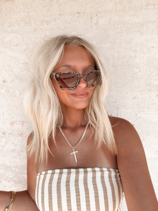 Allie - Women's Polarized Medium Rectangle Sunglasses