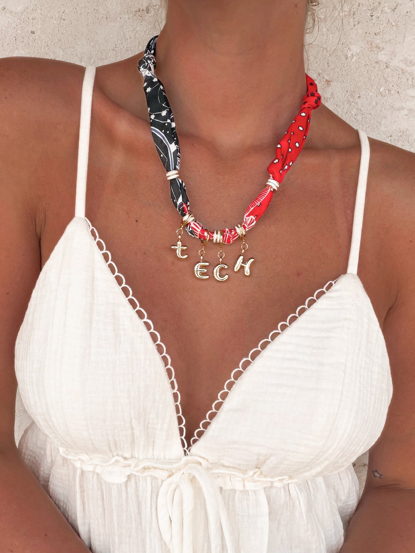 Texas Tech Bandana Necklace