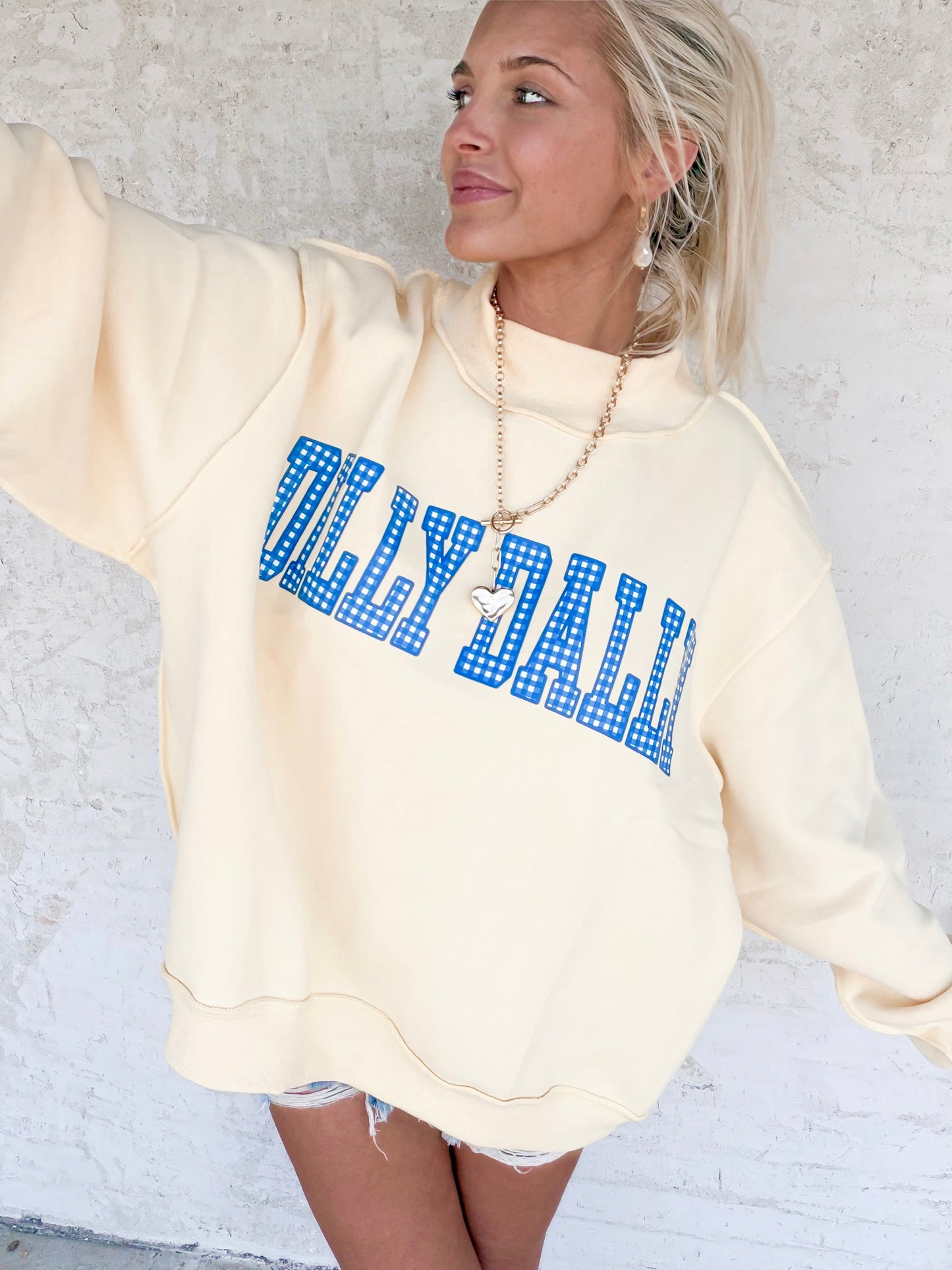 Dilly Dally/Lolly Gag Reversible Sweatshirt