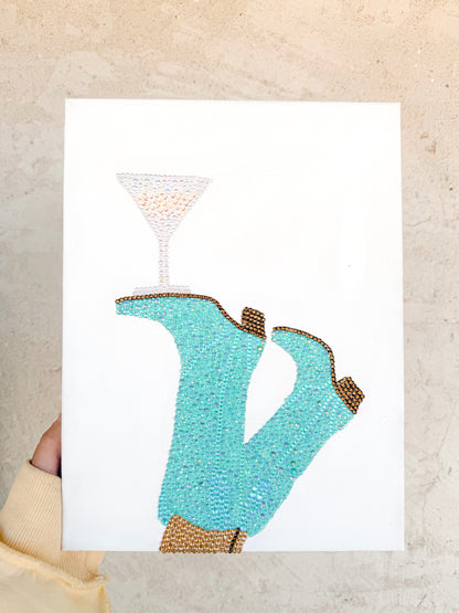 Tipsy Cowgirl Diamond Painting