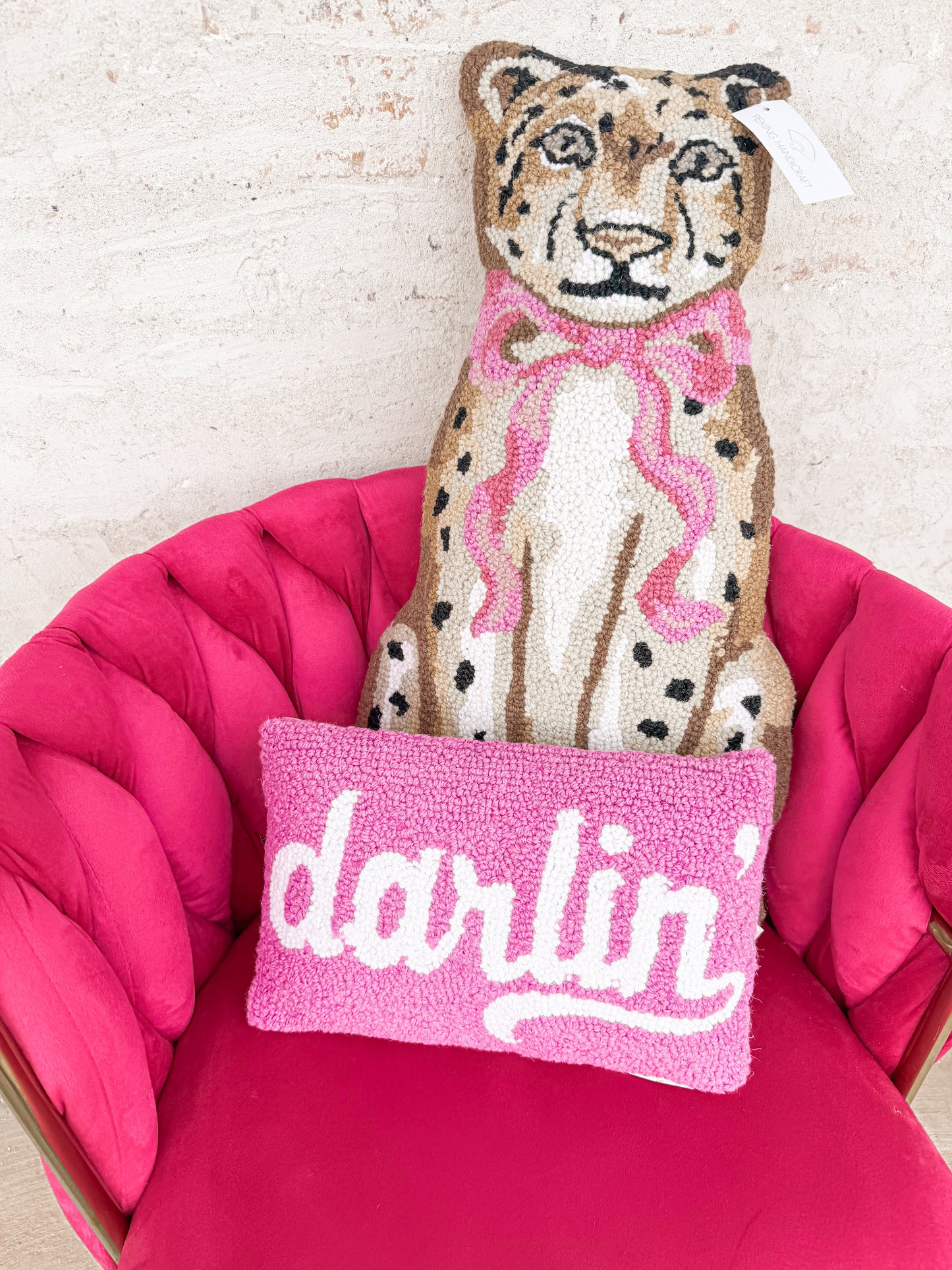 Shaped Leopard Hook Pillow
