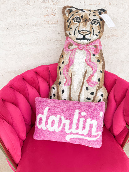 Shaped Leopard Hook Pillow