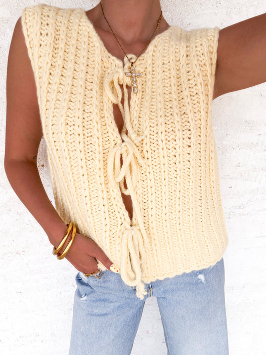 sunny day sweater vest