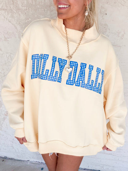 Dilly Dally/Lolly Gag Reversible Sweatshirt