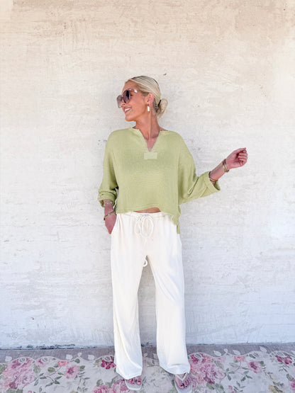 Key Lime Kiss Top