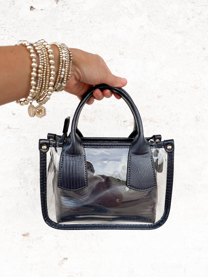 Stacey Clear Satchel Bag