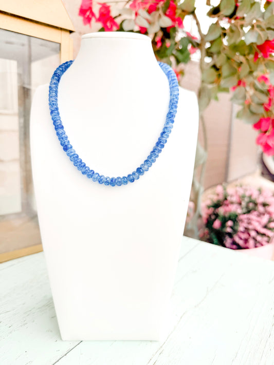 Blue Beaded Necklace