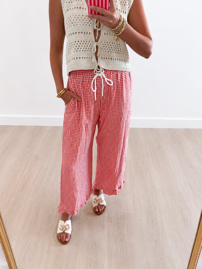 Sweet Tea Gingham Pants