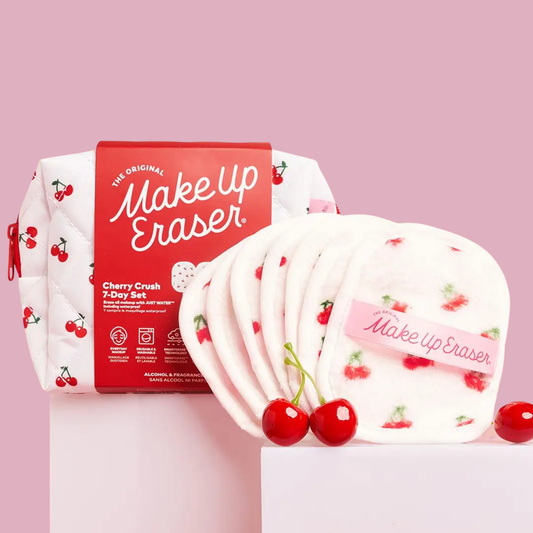 Cherry Crush 7-Day Set & Makeup Bag Gift Set