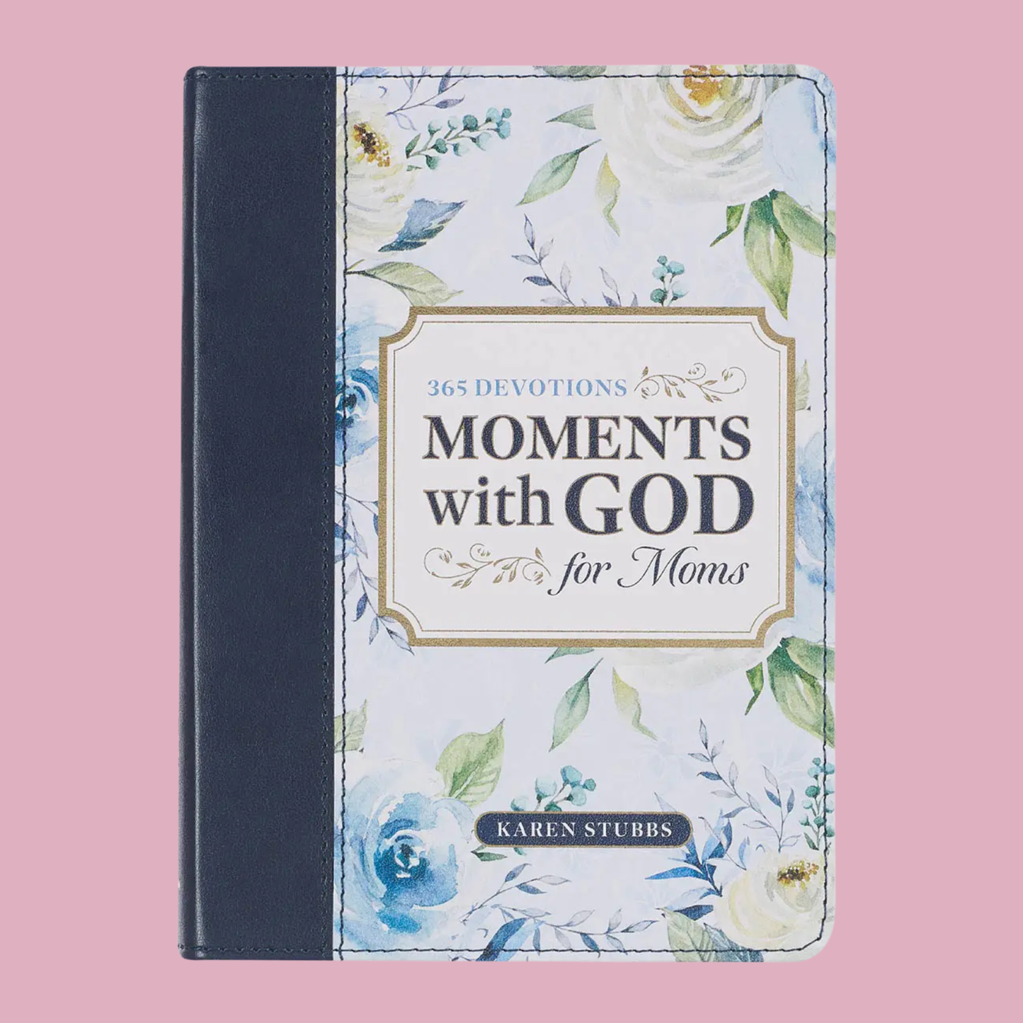 Devotional Moments with God For Mom's Faux Leather