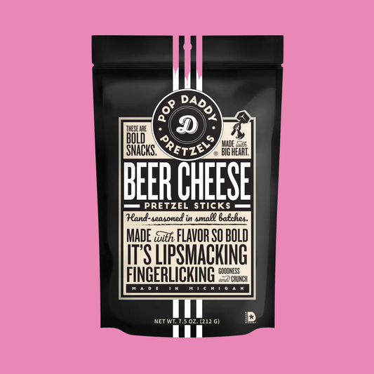 Pop Daddy – Beer Cheese Seasoned Pretzels 7.5oz