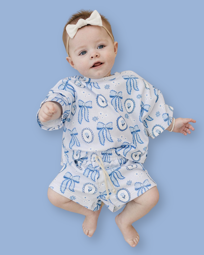 Blue Bow Set