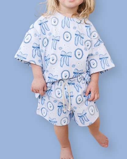 Blue Bow Set