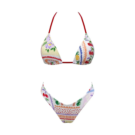 Cherry Garden Bikini Top