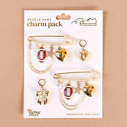 dazzle shoe charms - tailgate time