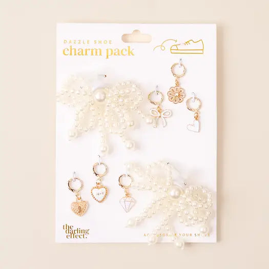 Dazzle Shoe Charm Pack-Pretty in Pearl