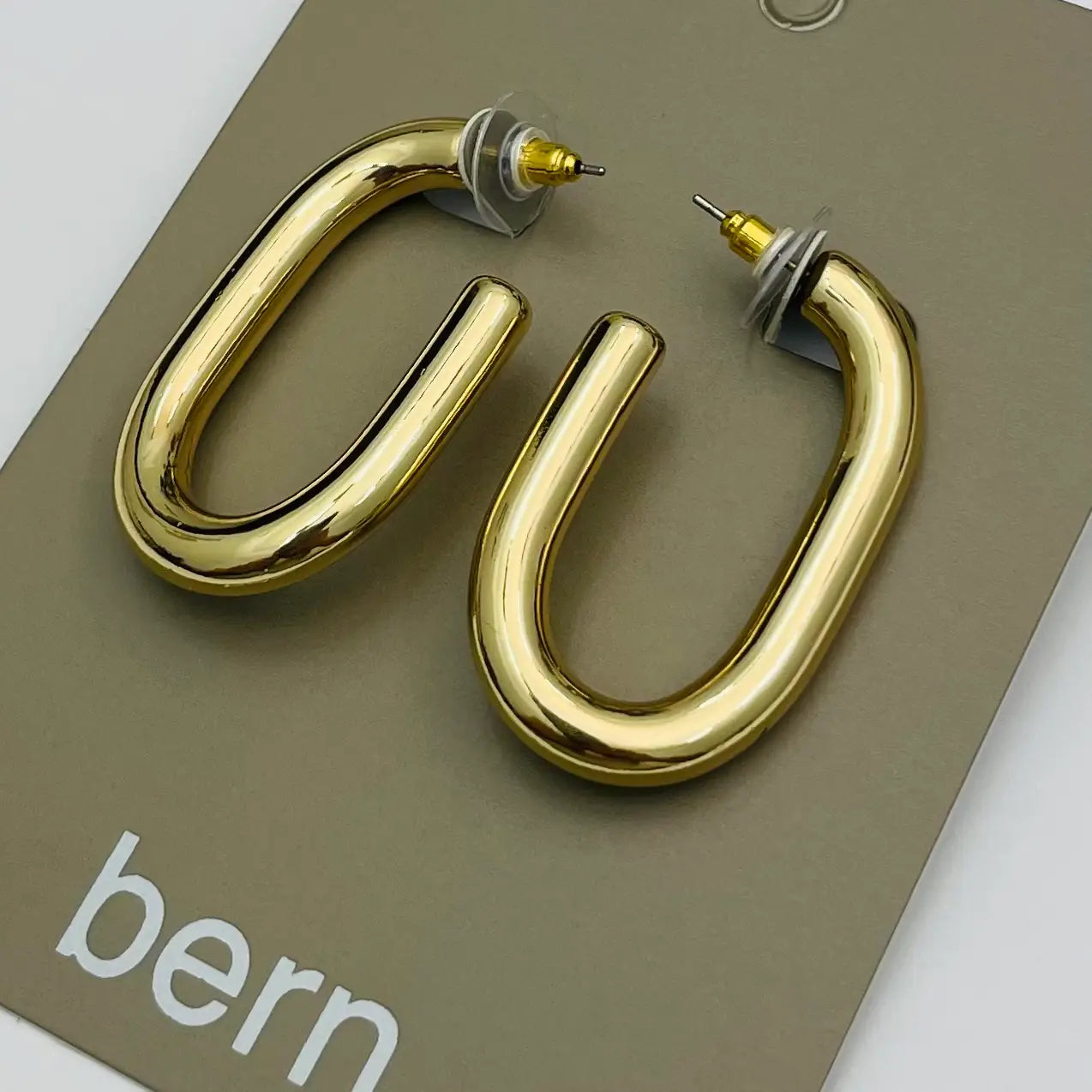 Golden - Thick Long Hoop