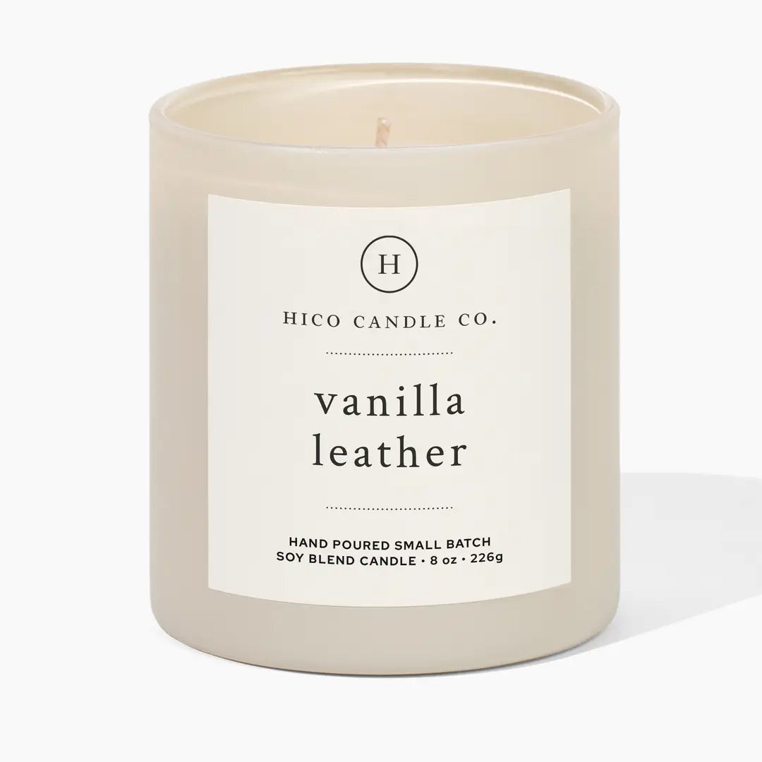 Vanilla Leather Candle