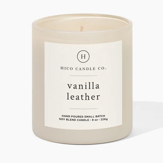 Vanilla Leather Candle